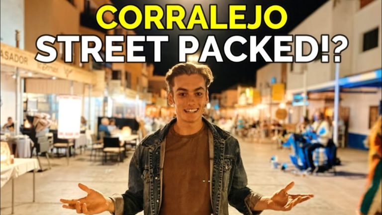 Corralejo NIGHT WALK In November 2021 (Nightlife Fuerteventura)