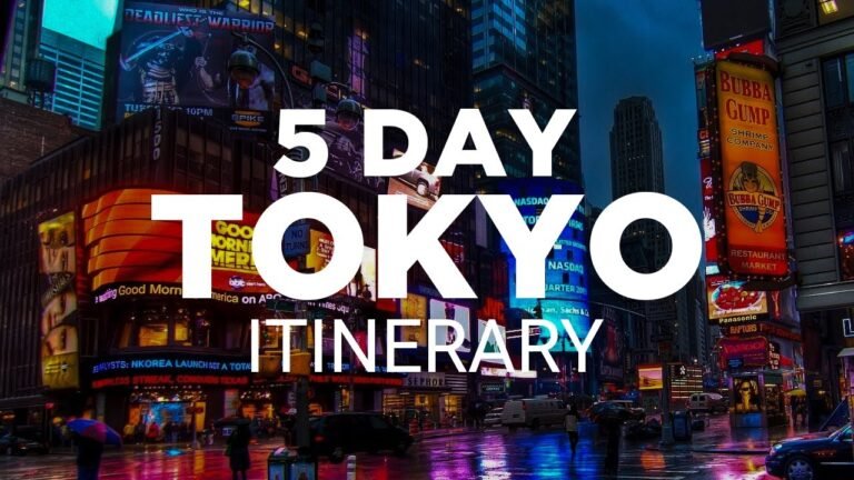 Tokyo Five-Day Itinerary | Your Perfect Travel Guide For a 5 Day Trip