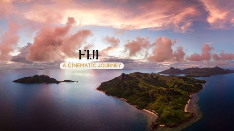 Visit Fiji: Cinematic Relaxation Video With Beautiful Nature and Beach Scenery